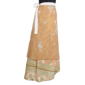 Vintage Silk Magic Wrap Skirt SW323
