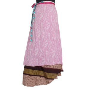 Vintage Silk Magic Wrap Skirt SW334