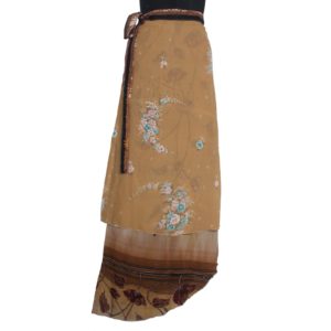 Vintage Silk Magic Wrap Skirt SW337