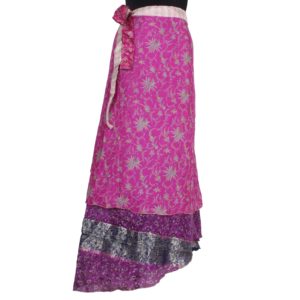 Vintage Silk Magic Wrap Skirt SW343