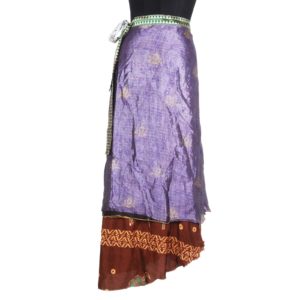 Vintage Silk Magic Wrap Skirt SW549