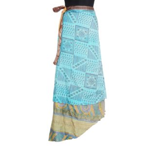 Vintage Silk Magic Wrap Skirt SW558