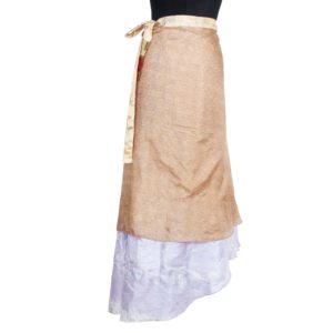 Vintage Silk Magic Wrap Skirt SW559