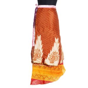 Vintage Silk Magic Wrap Skirt SW565