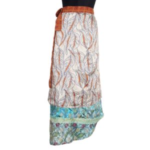 Vintage Silk Magic Wrap Skirt SW573