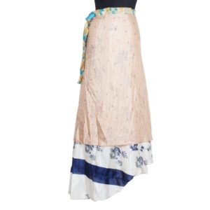 Vintage Silk Magic Wrap Skirt SW574