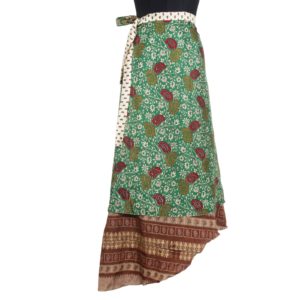 Vintage Silk Magic Wrap Skirt SW588