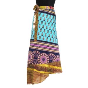 Vintage Silk Magic Wrap Skirt SW600