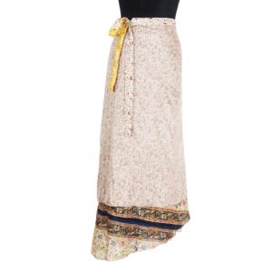 Vintage Silk Magic Wrap Skirt SW610