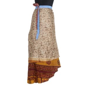 Vintage Silk Magic Wrap Skirt SW612