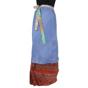 Vintage Silk Magic Wrap Skirt SW823