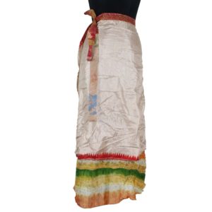 Vintage Silk Magic Wrap Skirt SW826
