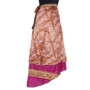 Vintage Silk Magic Wrap Skirt SW829