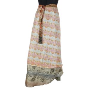 Vintage Silk Magic Wrap Skirt SW835