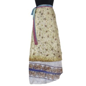 Vintage Silk Magic Wrap Skirt SW887