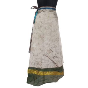 Vintage Silk Magic Wrap Skirt SW901