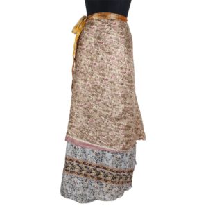 Vintage Silk Magic Wrap Skirt SW902