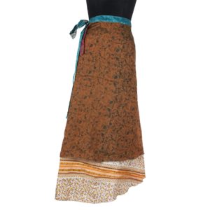 Vintage Silk Magic Wrap Skirt SW903
