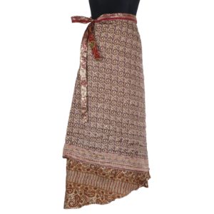 Vintage Silk Magic Wrap Skirt SW905