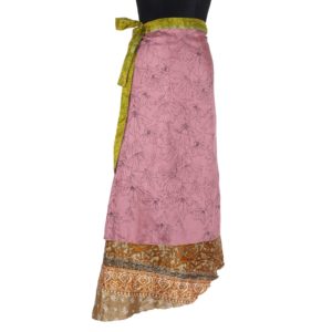 Vintage Silk Magic Wrap Skirt SW912