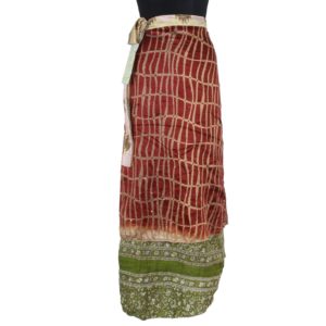 Vintage Silk Magic Wrap Skirt SW913