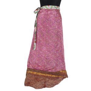 Vintage Silk Magic Wrap Skirt SW915
