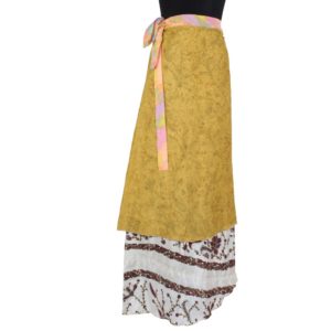 Vintage Silk Magic Wrap Skirt SW917