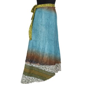 Vintage Silk Magic Wrap Skirt SW950