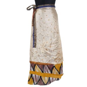 Vintage Silk Magic Wrap Skirt SW959