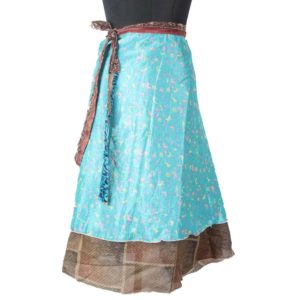 Medium Size Vintage Silk Magic Wrap Skirt SWM021