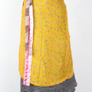 Medium Size Vintage Silk Magic Wrap Skirt SWM026