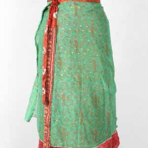 Medium Size Vintage Silk Magic Wrap Skirt SWM027
