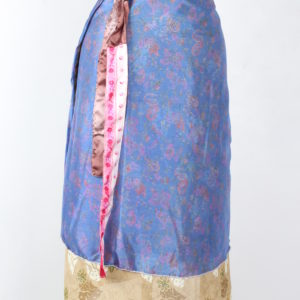 Medium Size Vintage Silk Magic Wrap Skirt SWM028