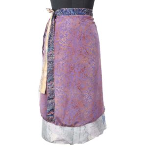 Medium Size Vintage Silk Magic Wrap Skirt SWM029