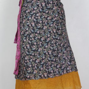 Medium Size Vintage Silk Magic Wrap Skirt SWM066