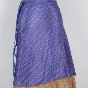 Medium Size Vintage Silk Magic Wrap Skirt SWM070