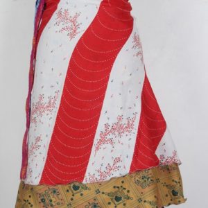 Medium Size Vintage Silk Magic Wrap Skirt SWM072