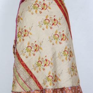Medium Size Vintage Silk Magic Wrap Skirt SWM087