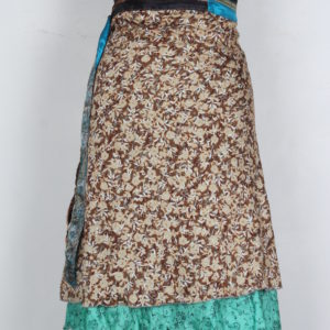 Medium Size Vintage Silk Magic Wrap Skirt SWM092