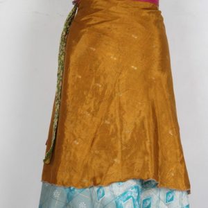 Medium Size Vintage Silk Magic Wrap Skirt SWM122