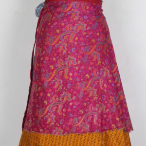 Medium Size Vintage Silk Magic Wrap Skirt SWM125