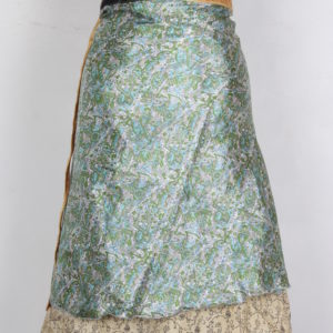 Medium Size Vintage Silk Magic Wrap Skirt SWM128