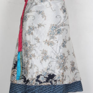 Medium Size Vintage Silk Magic Wrap Skirt SWM132
