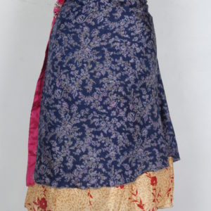 Medium Size Vintage Silk Magic Wrap Skirt SWM136