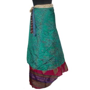 Vintage Silk Magic Wrap Skirt SW1902