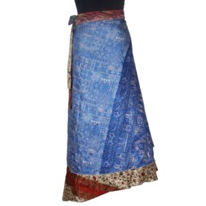 Vintage Silk Magic Wrap Skirt SW1903