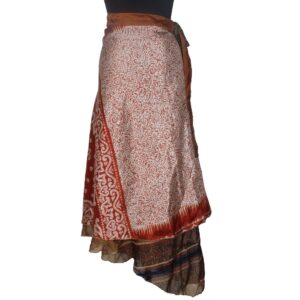 Vintage Silk Magic Wrap Skirt SW1906