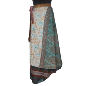 Vintage Silk Magic Wrap Skirt SW1907