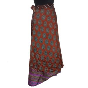 Vintage Silk Magic Wrap Skirt SW1910