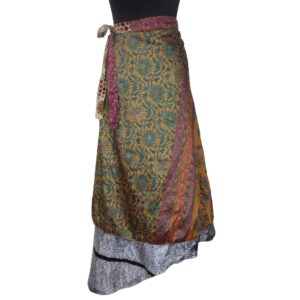 Vintage Silk Magic Wrap Skirt SW1912